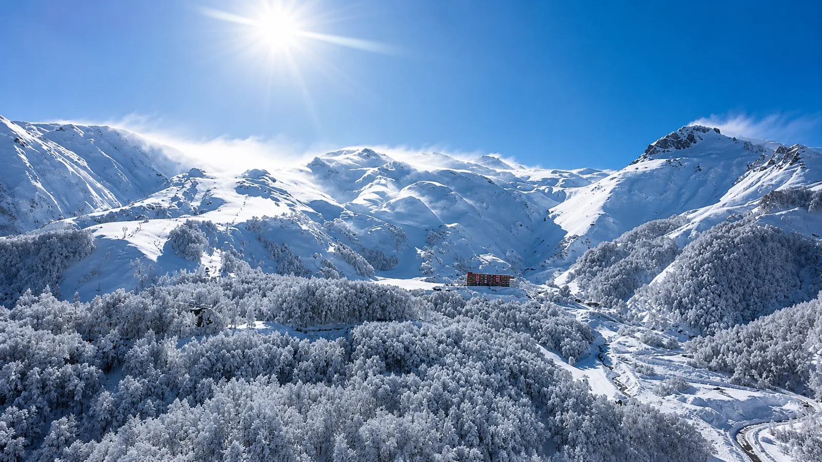 Valle nevado de Las Trancas